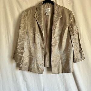 David's Bridal Shimmering Blazer